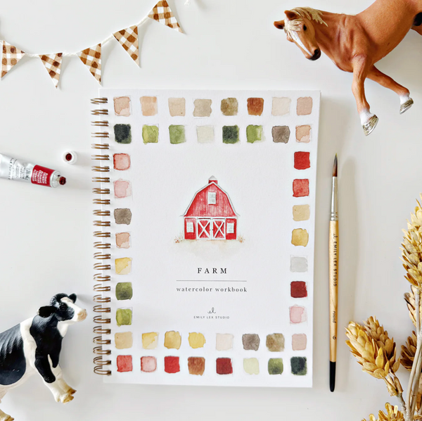 Watercolor Workbook -Farm