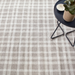 Tattersall Grey Handwoven Indoor/Outdoor Rug