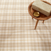 Lakeville Khaki Plaid Handwoven Indoor/Outdoor Rug