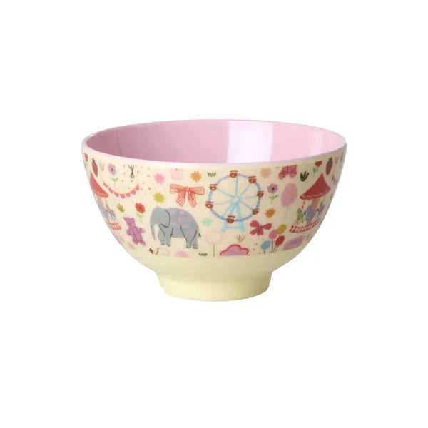 Fun Fair Pink Kids Melamine Dinnerware
