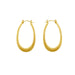 Medium Oval Earrings- Vermeil