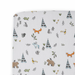 Cotton Muslin Crib Sheet- Forest Friends