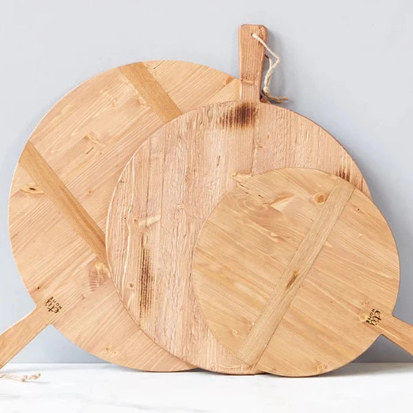Medium Round Pine Charcuterie Board