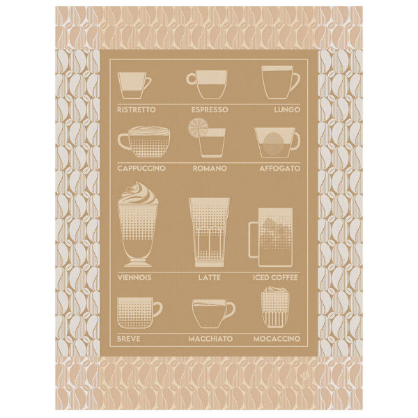 Barista Beige Tea Towel