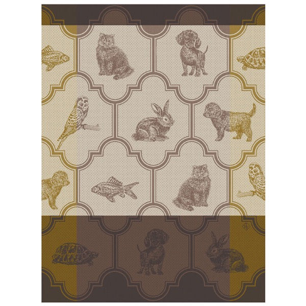 Nos Acolytes Brown Tea Towel
