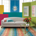 Paint Chip Multi Micro-Hooked Wool Rug