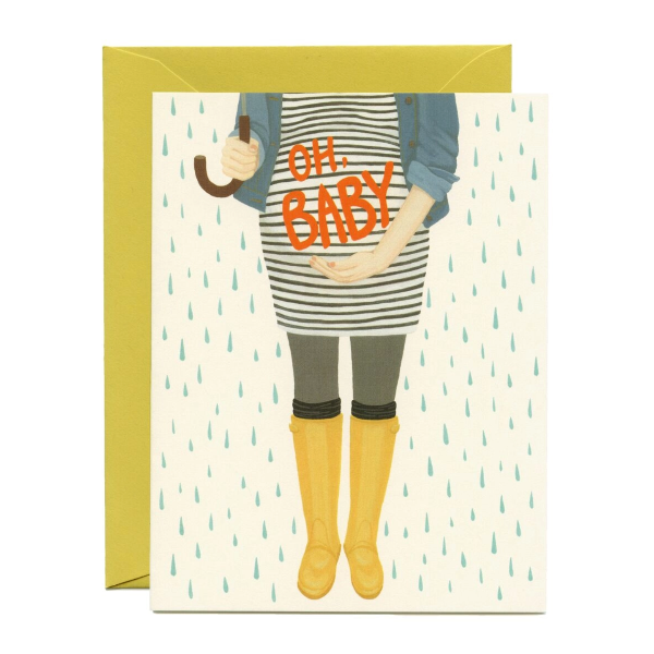 Oh Baby Shower Card
