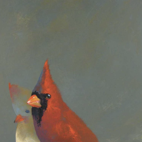 Cardinal Pair Wall Art