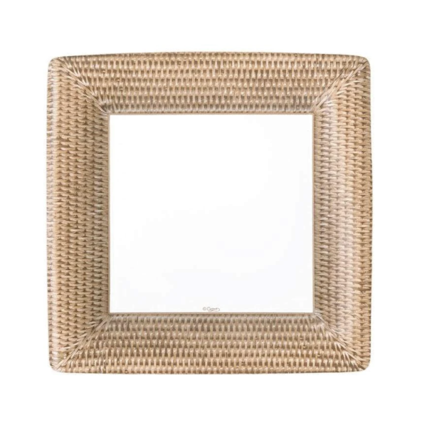 Rattan Paper Salad Plates