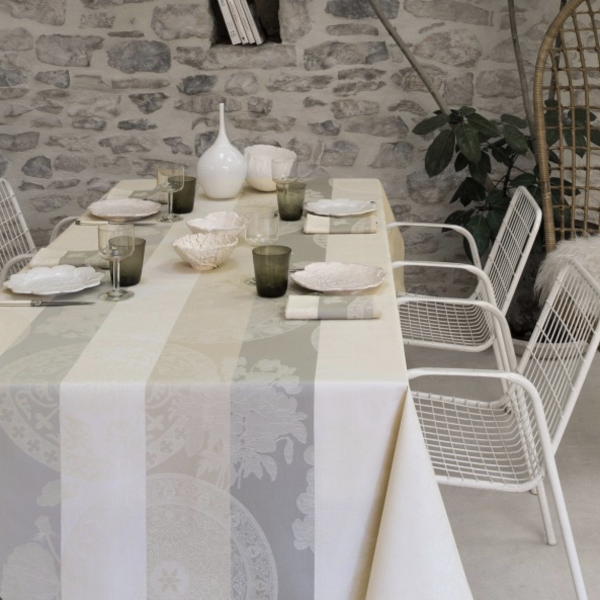 Fleur Gourmandes Chalk Coated Table Linens