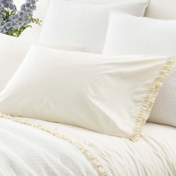 Classic Ruffle Ivory Sheet Set