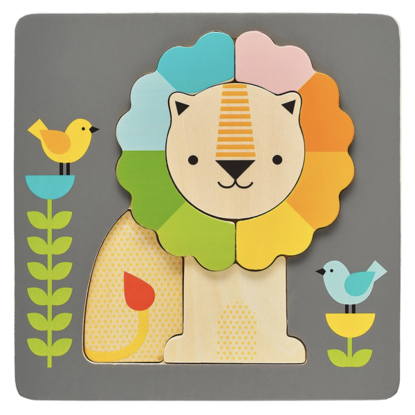 Little Lion Chunky Wood Puzzle