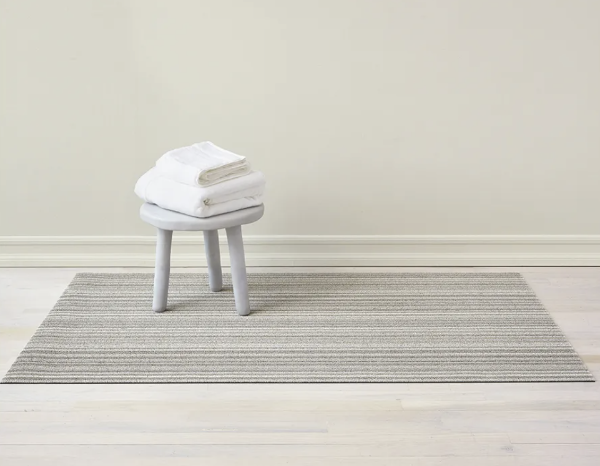Shag Mat: Skinny Stripe Birch