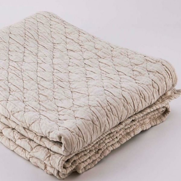 Louisa Quilted Bedding - Linen
