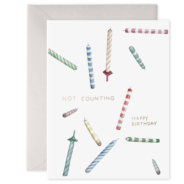 Not Counting Candles Birthday Card