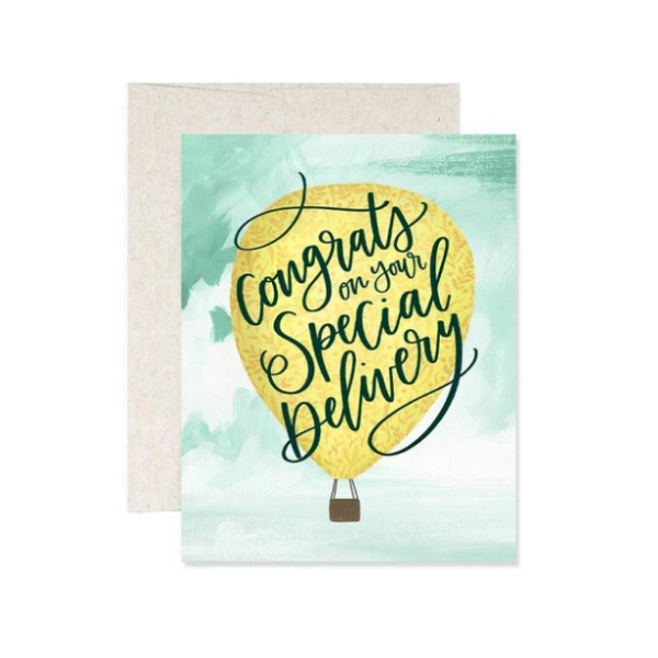 Special Delivery Balloon Card