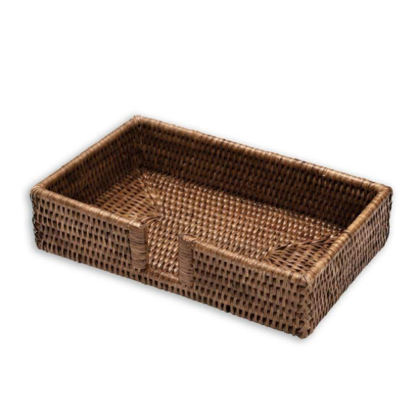 Rattan Guest Towel Napkin Holder