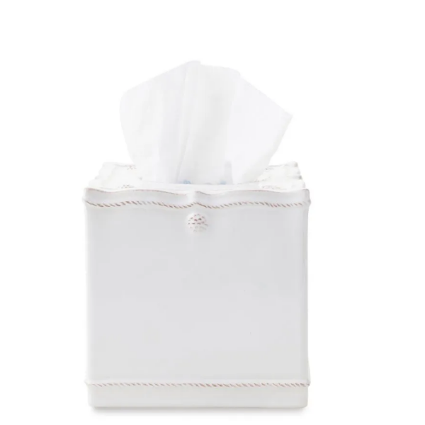 Berry & Thread Whitewash Tissue Box Cover
