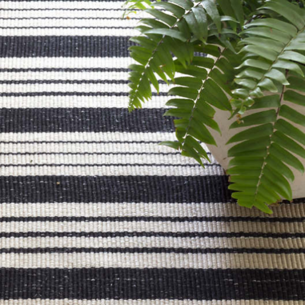 Birmingham Black Indoor/Outdoor Rug