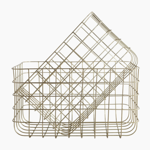 Simply Shiny Gold Baskets