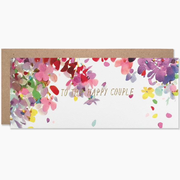 To The Happy Couple Watercolor Card