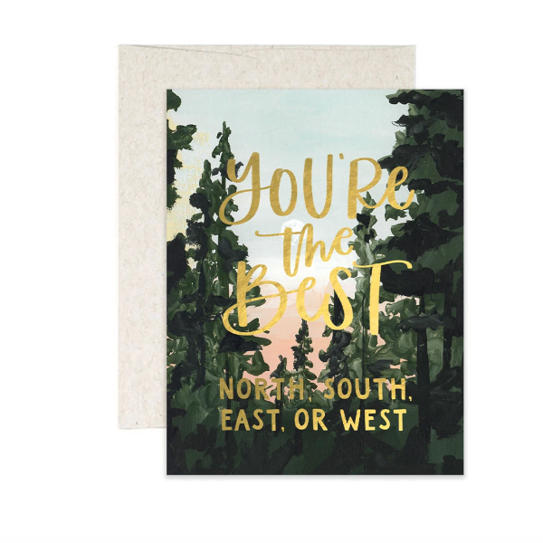 You're the Best Pines Card