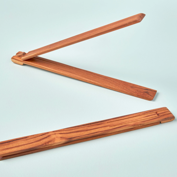 Teak Flip Tongs