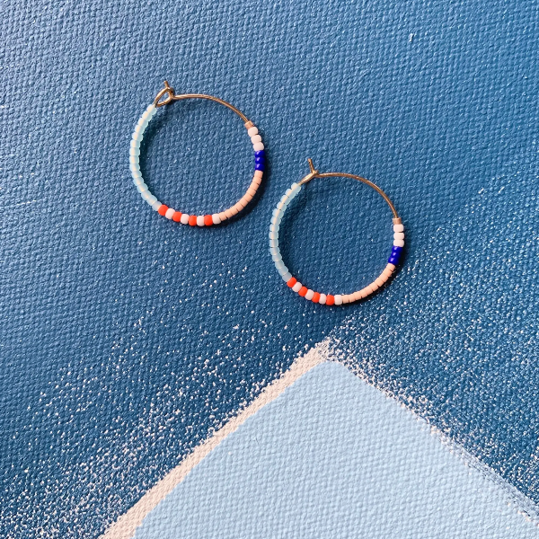 Colorloop Earring in Popcorn