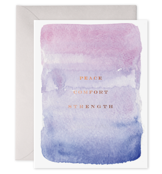Peace Comfort Strength Card
