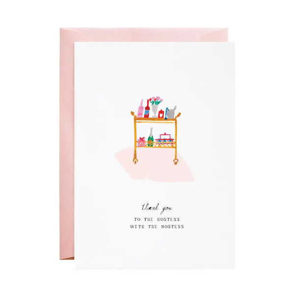 For the Hostess Greeting Card