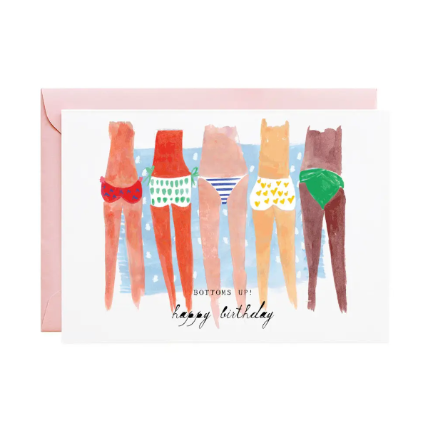 Bottoms Up Greeting Card