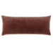 Gehry Velvet/Linen Pillow-Russet