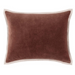 Gehry Velvet/Linen Pillow-Russet