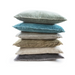 Velvet Pillow with Pom Pom Trim