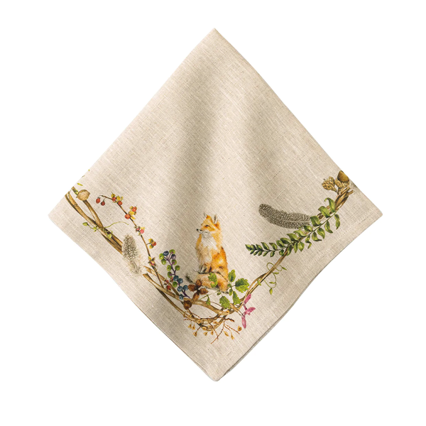 Forest Walk Animal Napkin Set/4