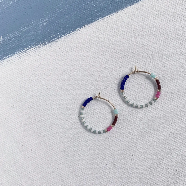 Colorloop Earring in Berry