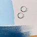 Colorloop Earring in Bright Aqua