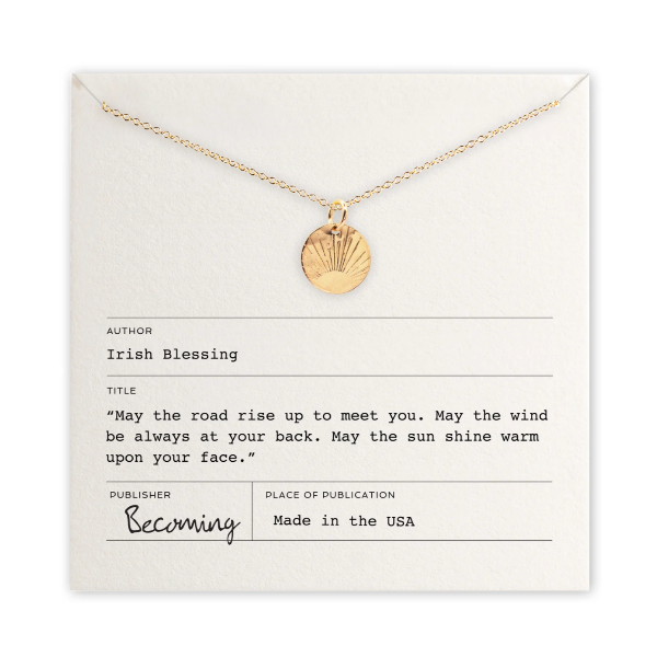 Irish Blessing Necklace