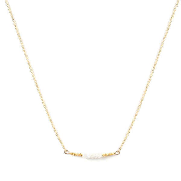 Asha Gold-Fill Bar Necklace