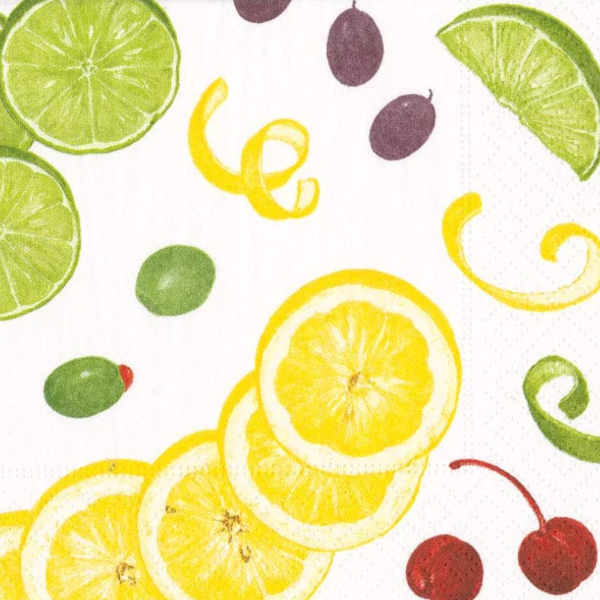 With an Extra Twist Cocktail Napkin