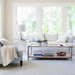Crosshatch Wool Rug: Dove Grey