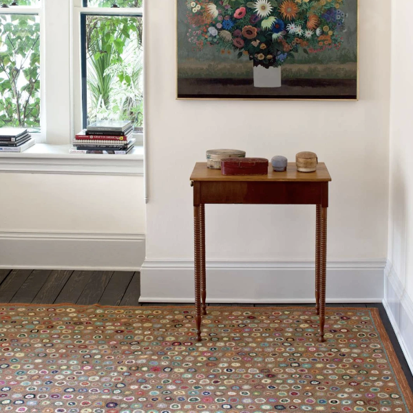 Cat's Paw Brown Wool Rug