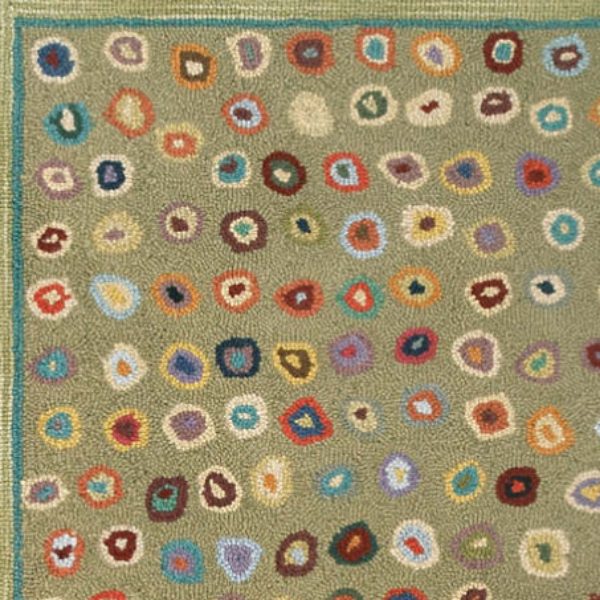 Cat's Paw Sage Wool Rug