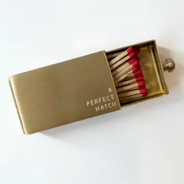 Brass Match Case & Striker