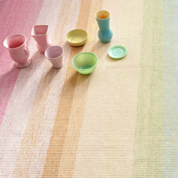 Watercolor Horizon Woven Cotton Rug