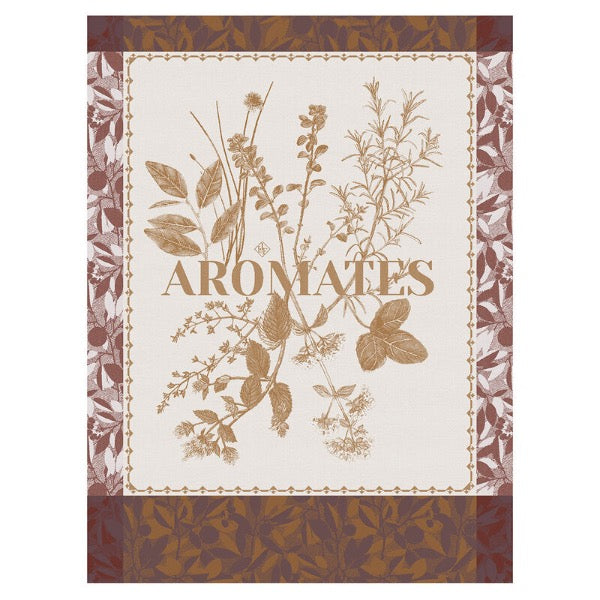 Épices & Aromates Beige Tea Towel