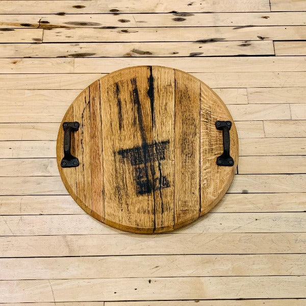 Large Bourbon Platter with Handles