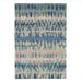 Paint Chip Blue Micro Hooked Wool Rug