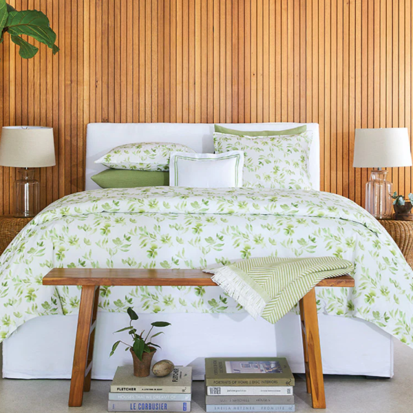 Procida Bedding in Kiwi