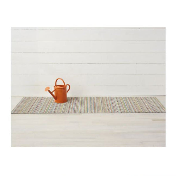 Shag Mat: Skinny Stripe Soft Multi
